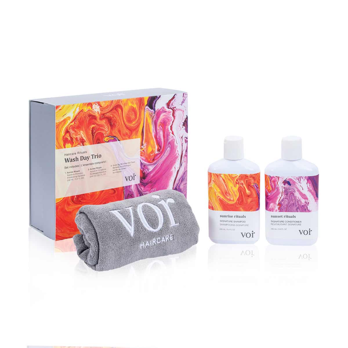 Kit Lavagem VOIR | Shampoo e Condicionador com Oferta de Toalha