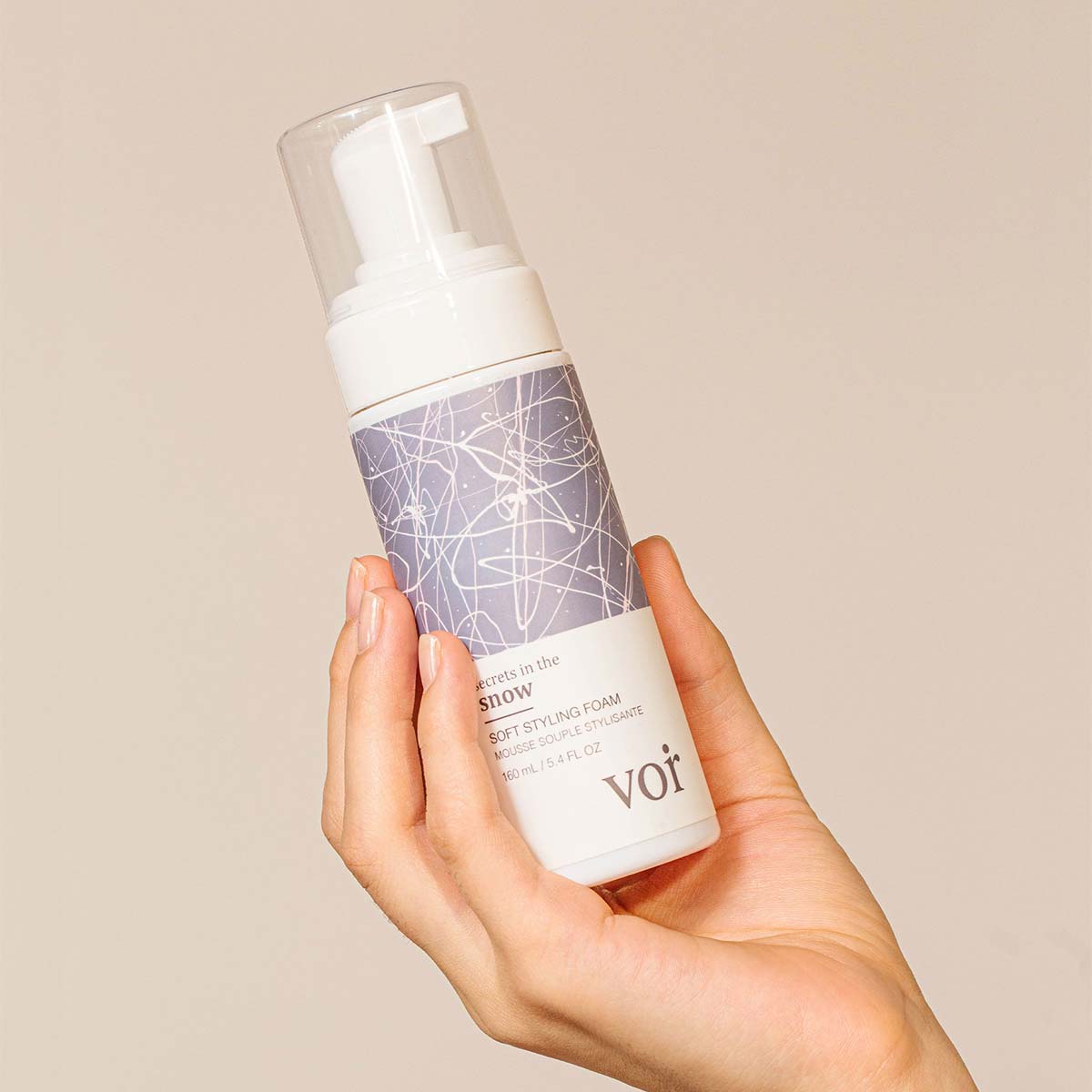 VOIR Espuma Cabelo Vegan Secrets in the Snow 30mL (6926436991151)
