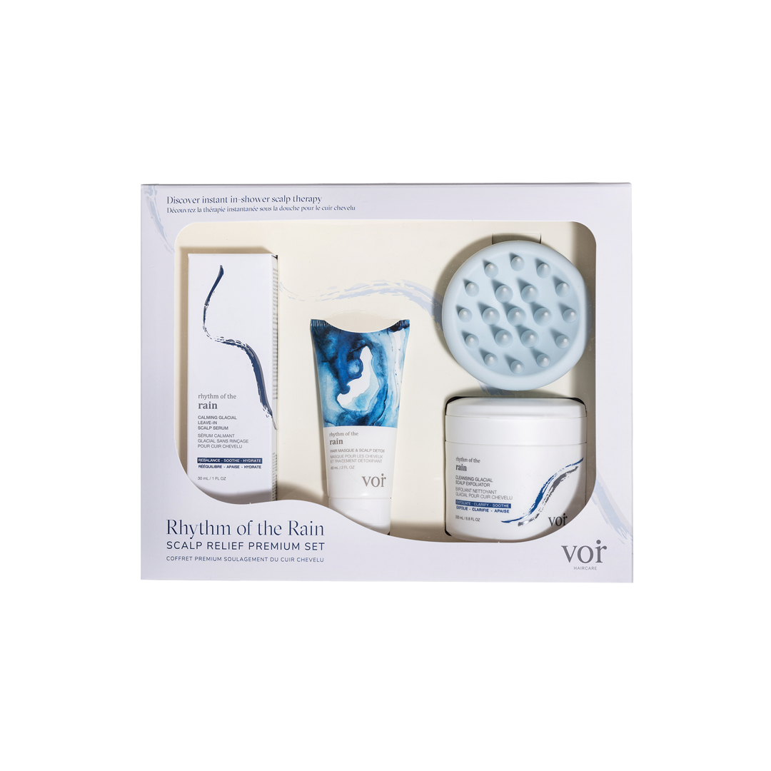 Kit Premium de Desintoxicación y Exfoliación del Cuero Cabelludo con Arcilla con 60 Minerales + Regalo de un Cepillo de Masaje del Cuero Cabelludo [Nuevo Producto]